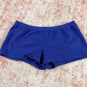 Vibrant Blue Brandy Melville Lounge Shorts